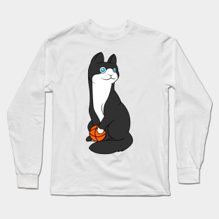 Cat with Ball Long Sleeve T-Shirt